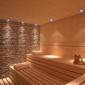 Sauna aus Holz